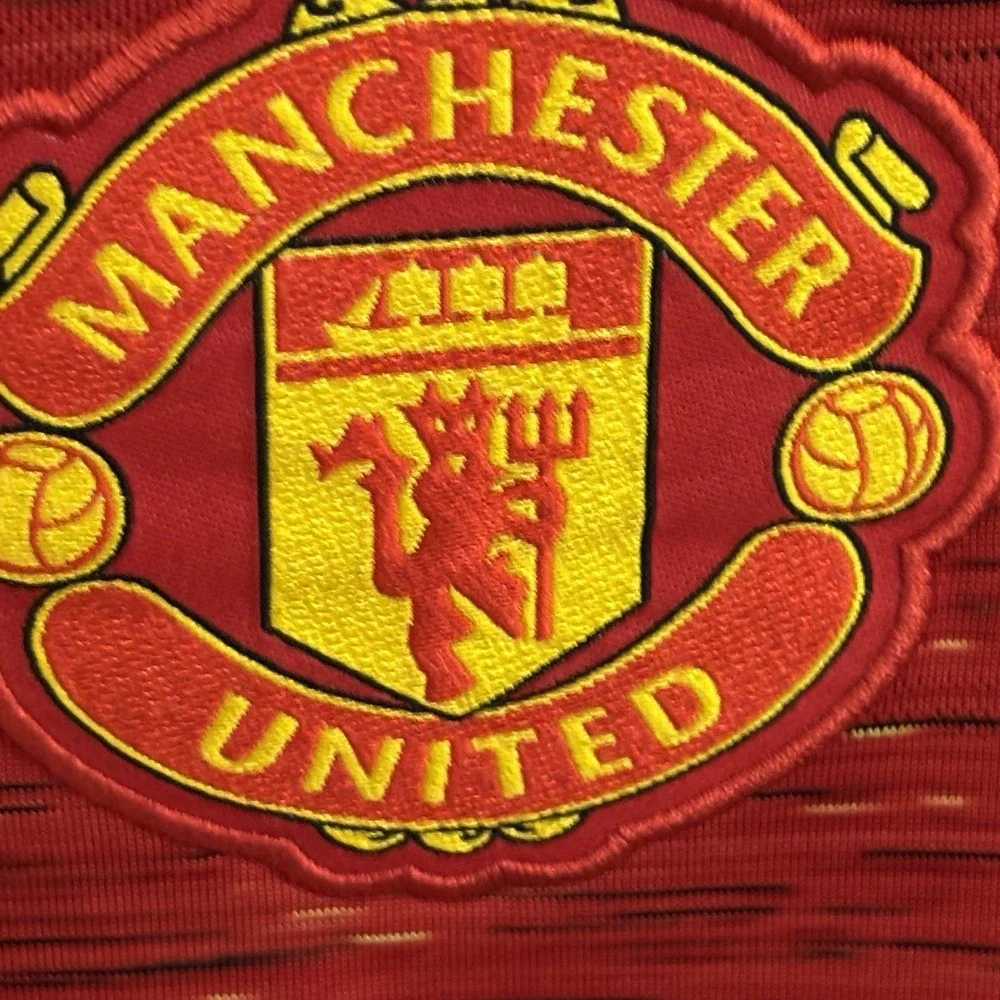 Rashford Manchester United Home football shirt 2020  2021 Adidas Mens Size Large